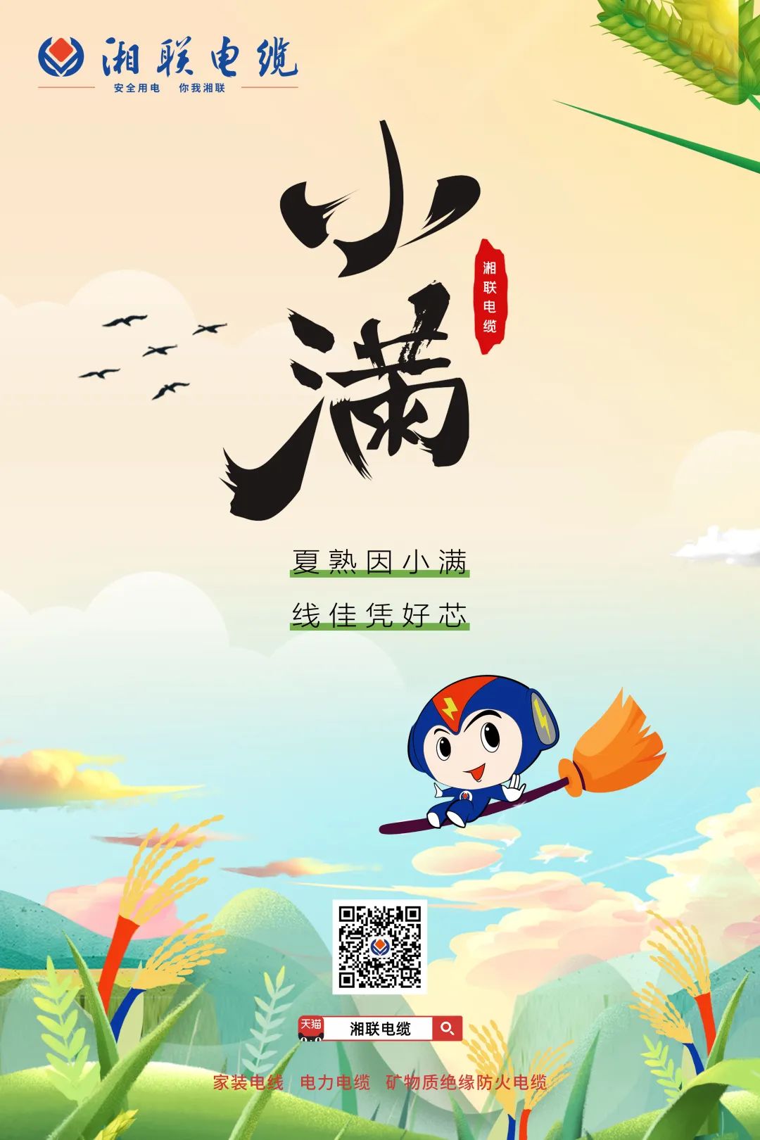 小滿節(jié)氣今日至，用電安全需重視！#安全用電你我湘聯(lián)